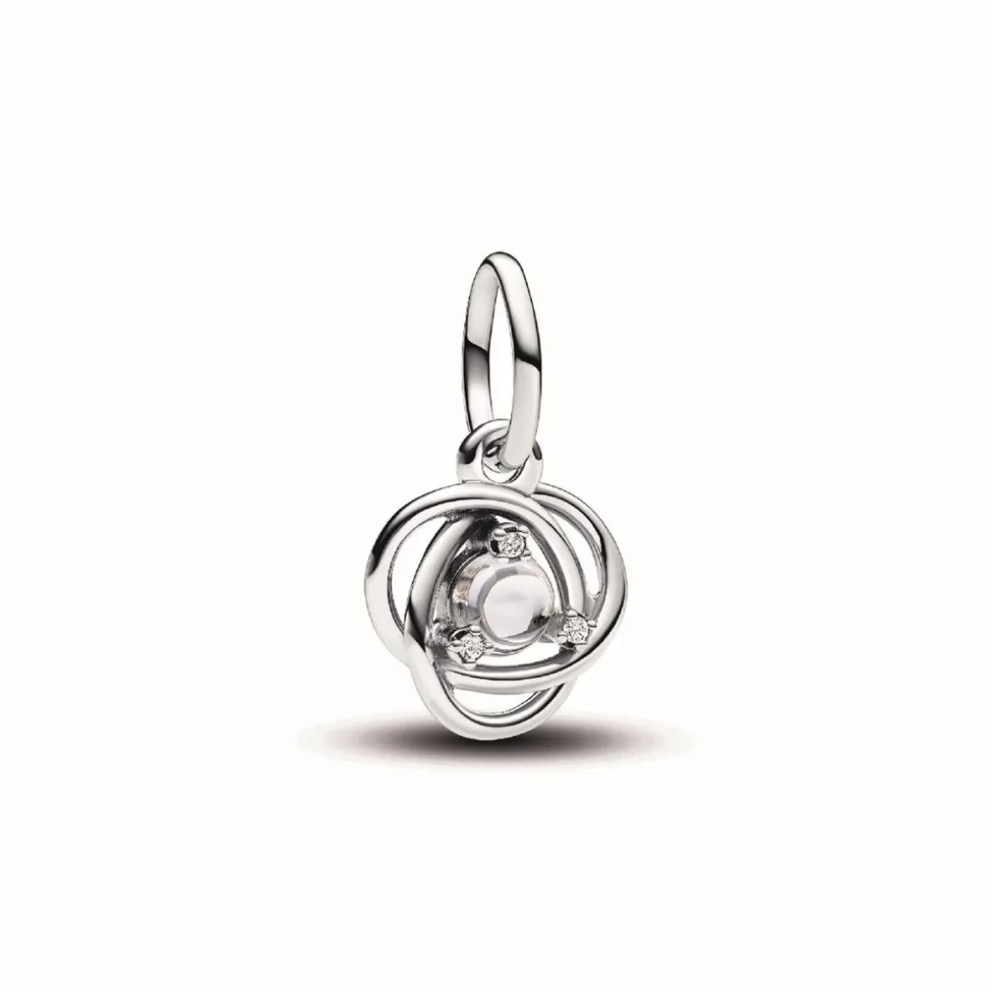 Charm Pendant Cercles de l’Éternité Incolore