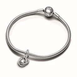 Charm Pendant Cercles de l’Éternité Incolore