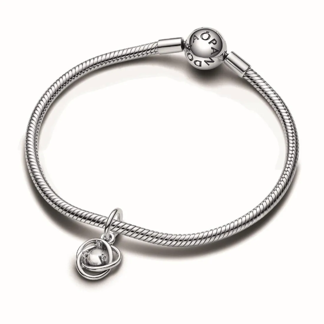 Charm Pendant Cercles de l’Éternité Incolore