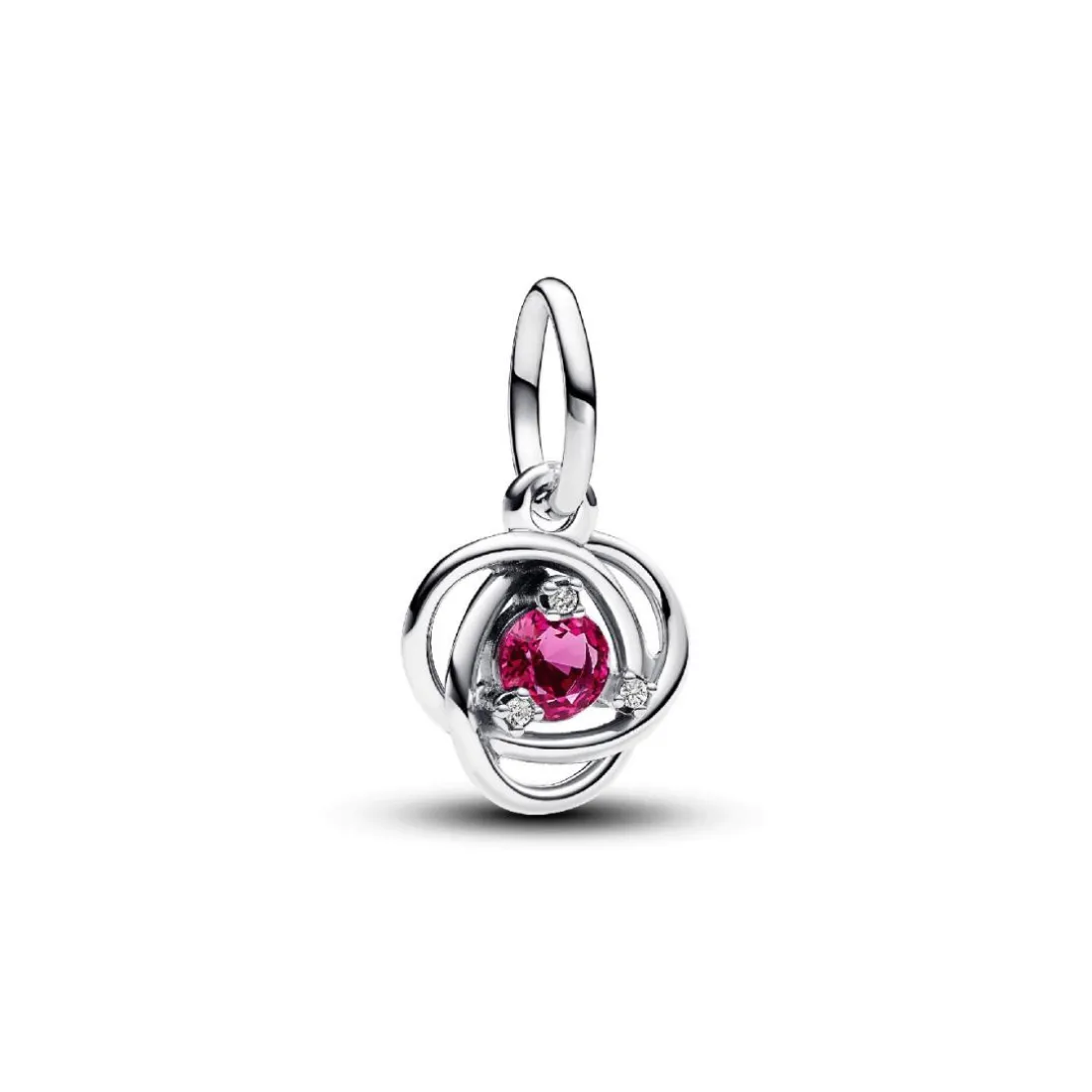 Charm Pendant Cercles de l’Éternité Rose