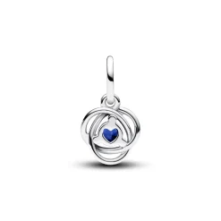 Charm Pendant Cercles de l’Éternité Bleu