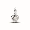 Charm Pendant Cercles de l’Éternité Blanc