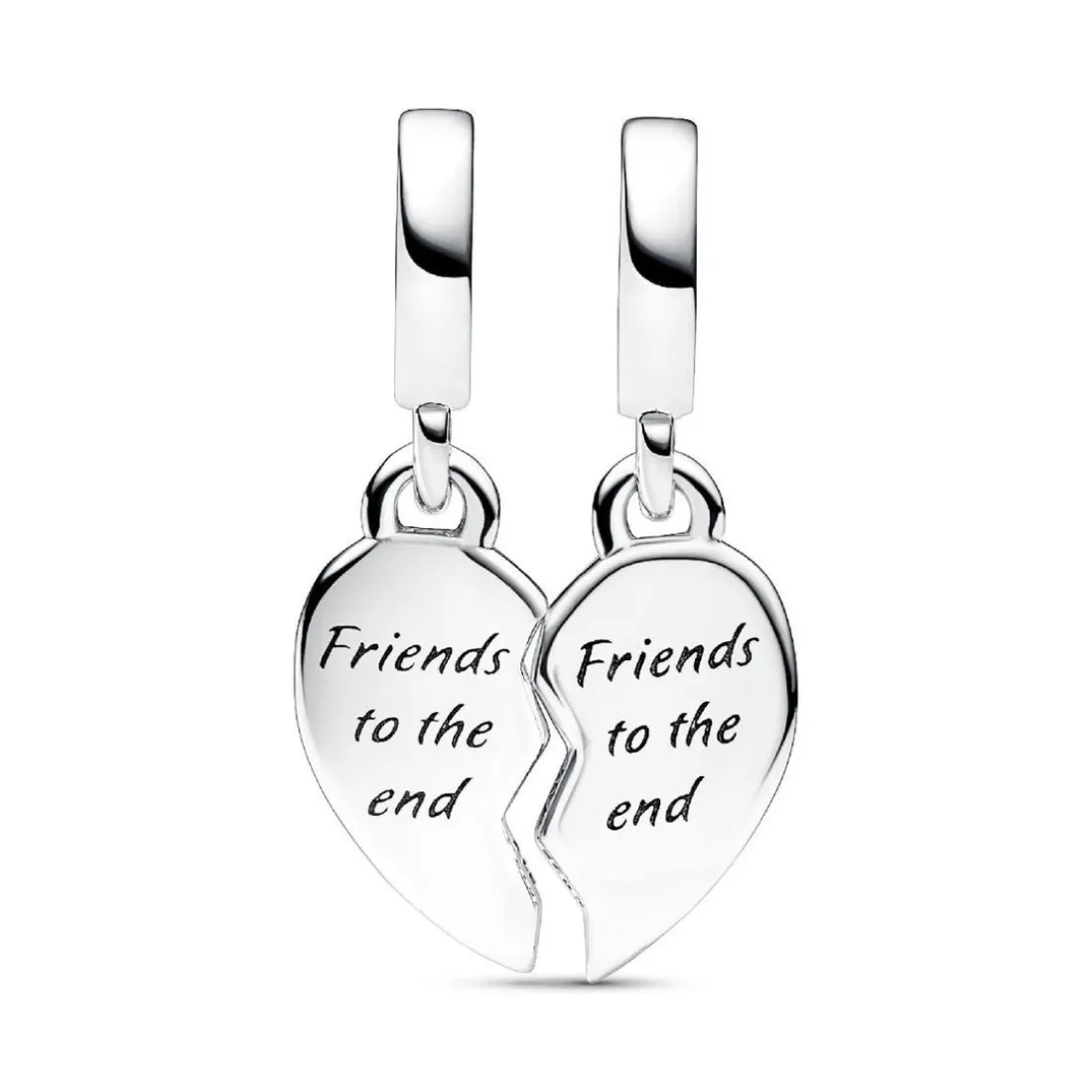 Charm Pendant Cœur de l'Amitié Séparable