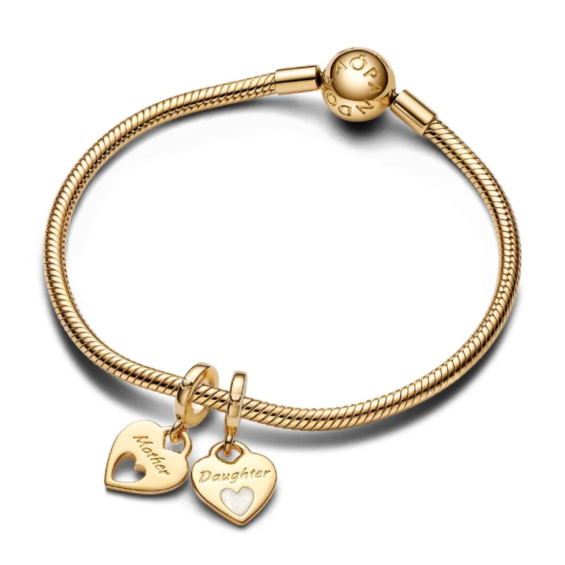 Charm Pendant Cœur Séparable Double
