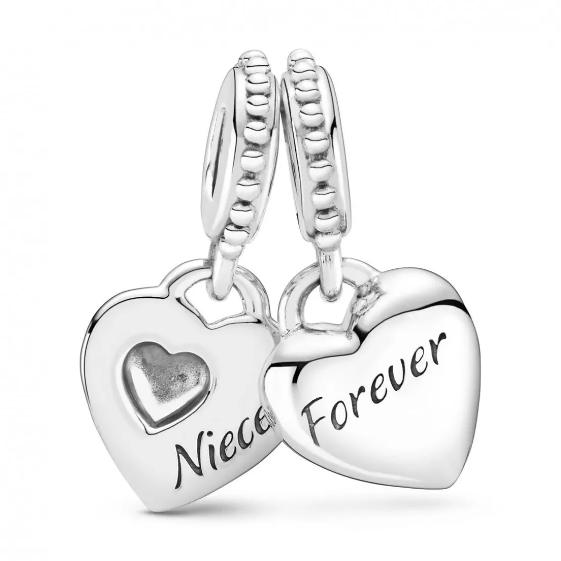 Charm Pendant Cœur Séparable Tante & Nièce Pandora People
