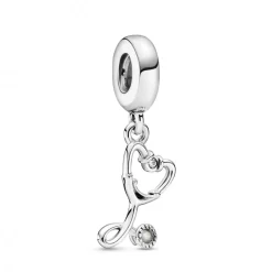 Charm Pendant Cœur Stéthoscope Pandora Passions