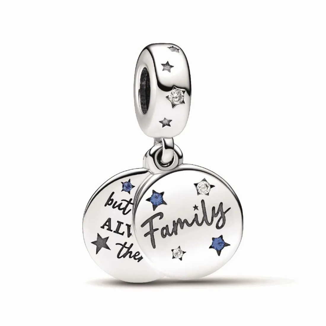 Charm Pendant Double Amour Familial