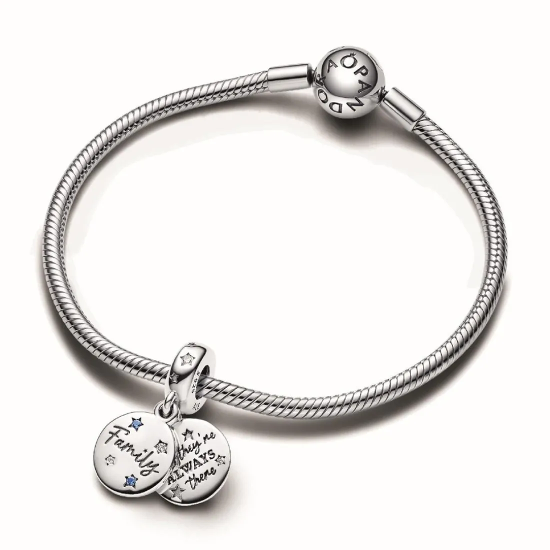 Charm Pendant Double Amour Familial
