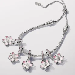 Charm Pendant Fleur de Cerisier
