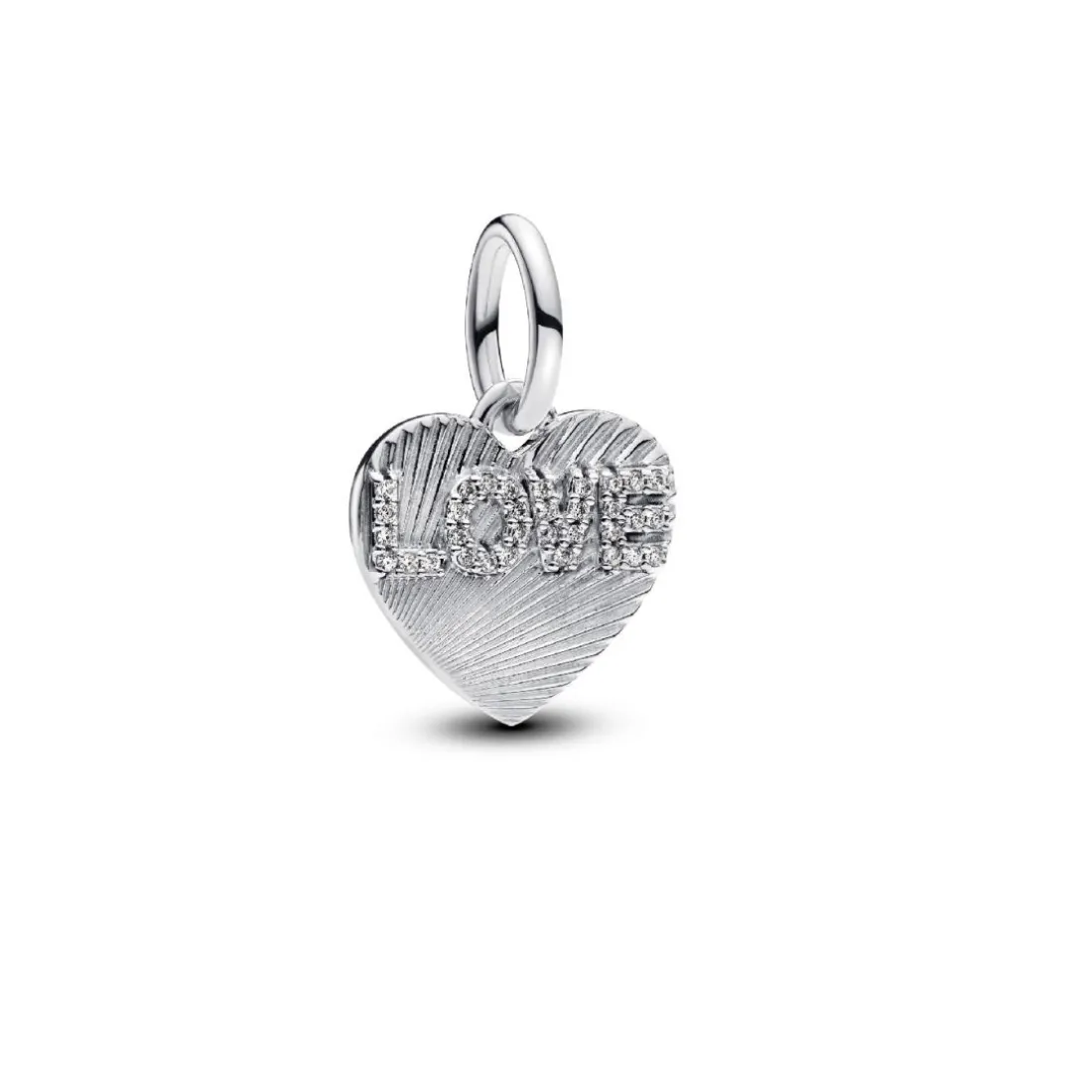 Charm Pendant Gravable Cœur Love Argent