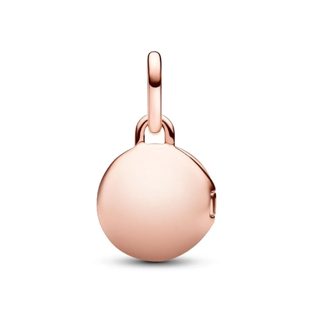 Charm Pendant Médaillon Amour Ouvrable et Gravable Rose
