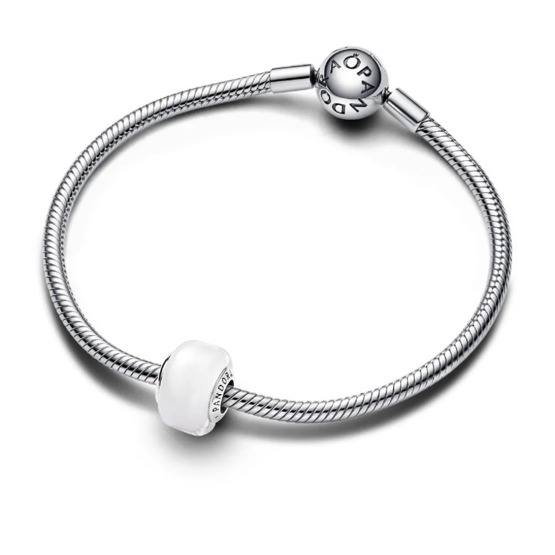 Charm Pendant Mini Murano Blanc