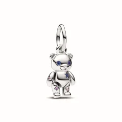 Charm Pendant Ours en Peluche Articulé