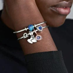 Charm Pendant Pandora Moments Cœur Séparable Mère & Fils