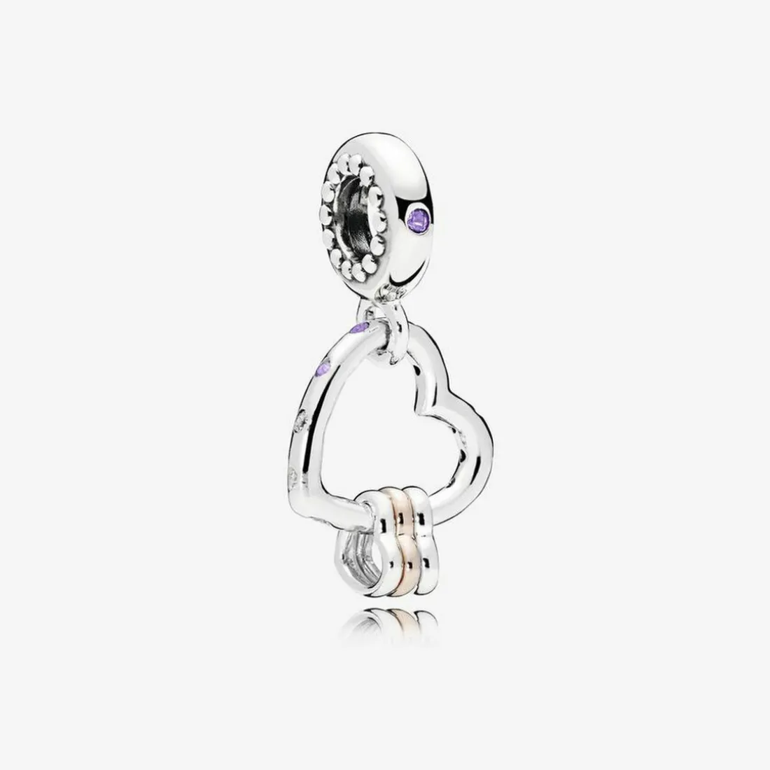 Charm Pendant Pandora Moments Cœur Rempli de Cœurs