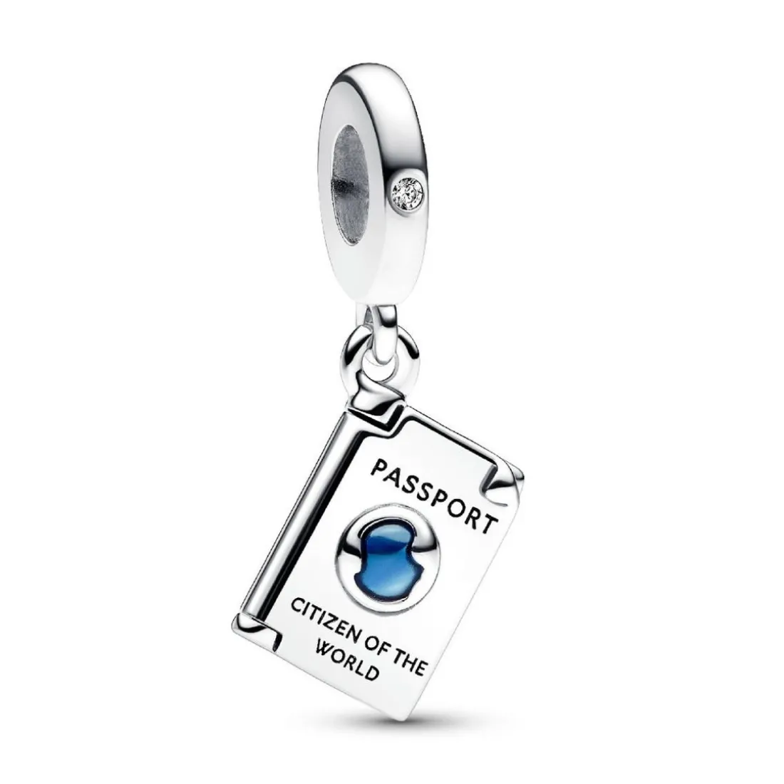 Charm Pendant Passeport Ouvrable