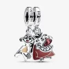 Charm Pendant Séparable Disney Le Roi Lion Timon et Pumbaa