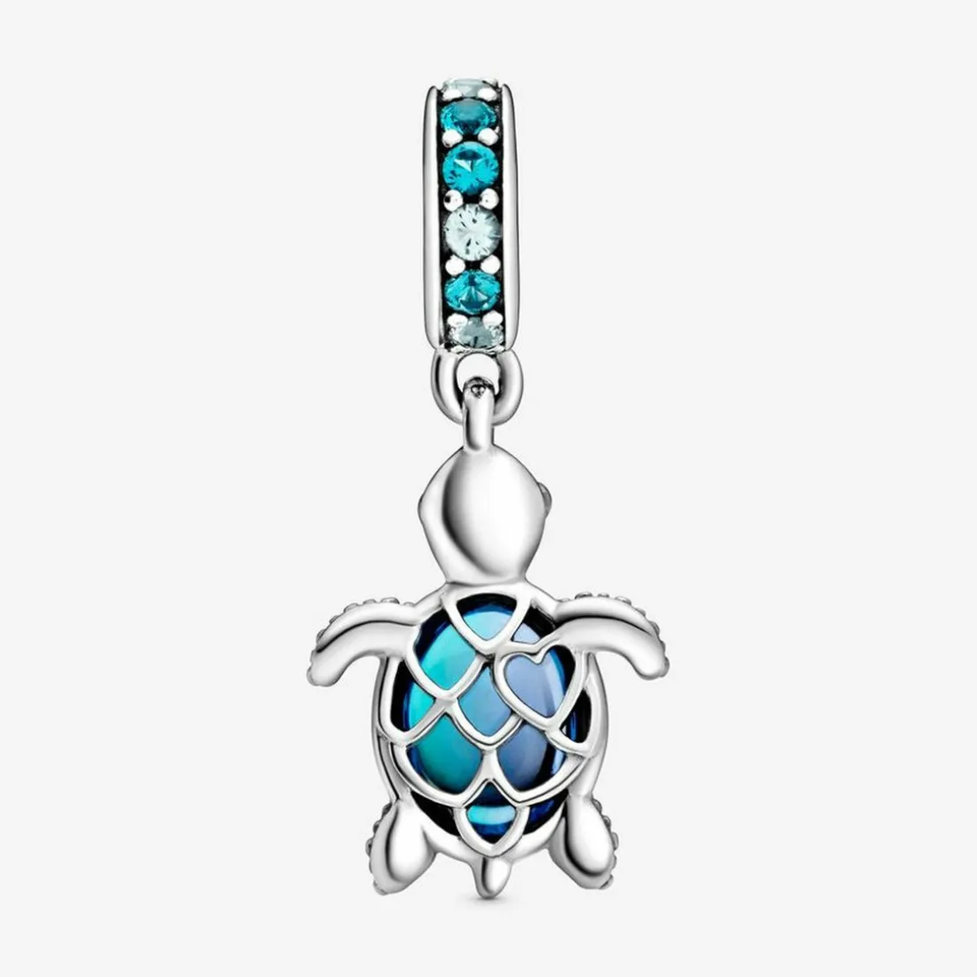 Charm Pendant Tortue de Mer en Verre de Murano Pandora Passions