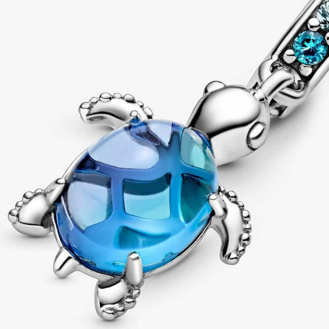 Charm Pendant Tortue de Mer en Verre de Murano Pandora Passions