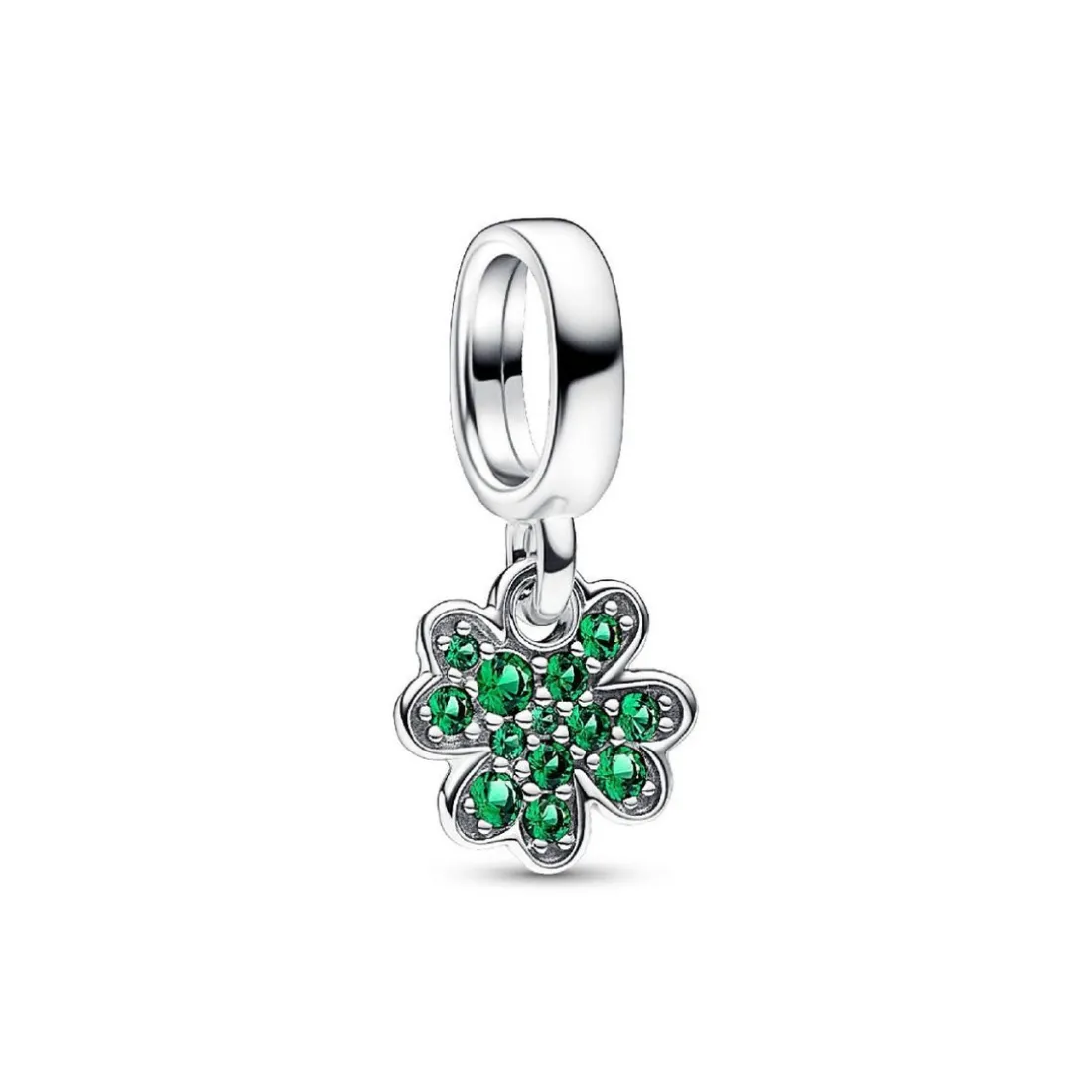 Charm Pendant Trèfle à Quatre Feuilles