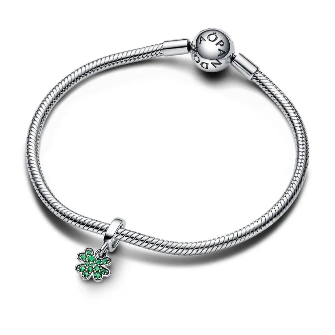 Charm Pendant Trèfle à Quatre Feuilles