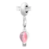 Charm perle montgolfière par SC Crystal Paris® BEA0044+CH0452-argent