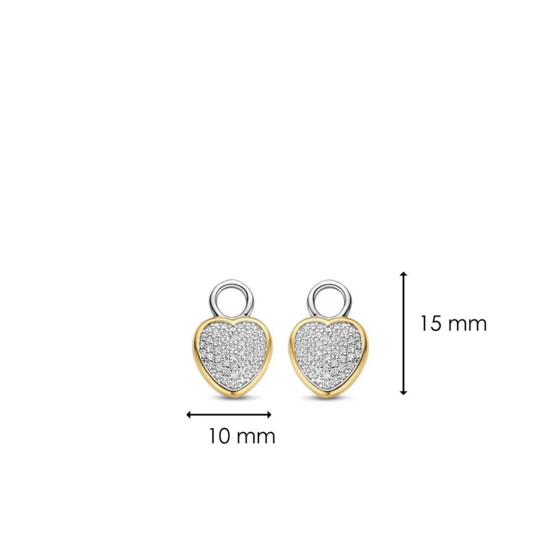 Charms et perles Ti Sento 9232ZY- Argent, plaqué or