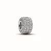 Charm Triple Rang Pavé Scintillant - Pandora Moments Argent
