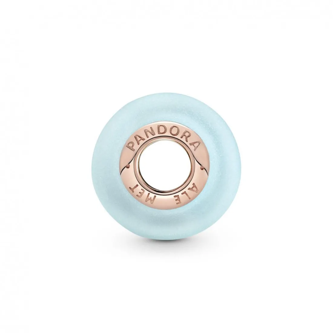 Charm Verre de Murano Bleu Mat Pandora Colours