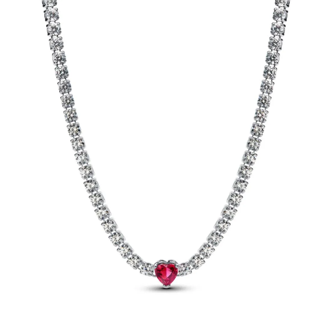 Choker avec Pendentif Halo Cœur