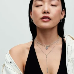 Collier Chaîne Love en Lettres Cursives Scintillant