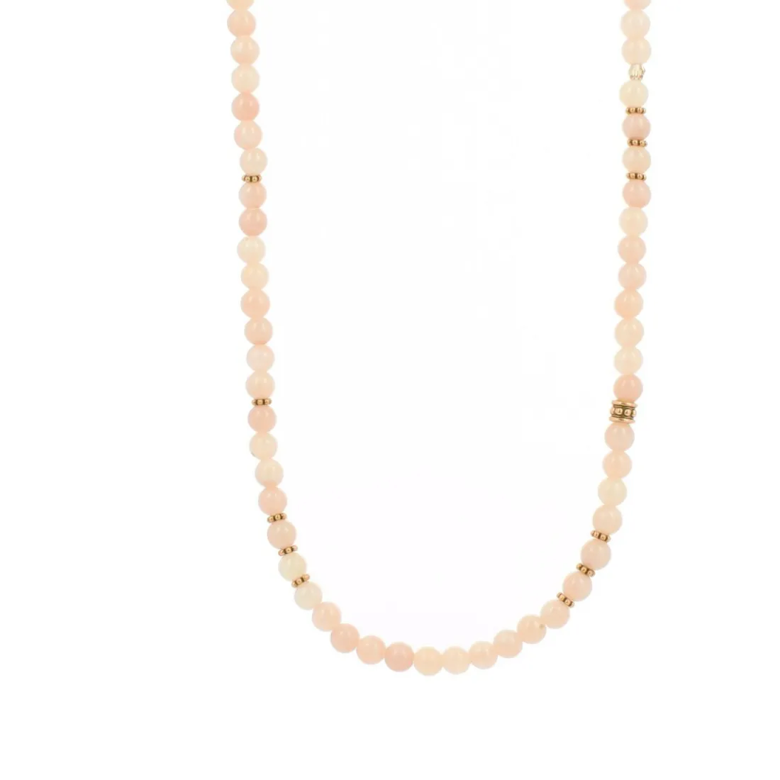 Collier et pendentif Les Interchangeables A59320 - Sautoir Bobo Chic Rose Femme