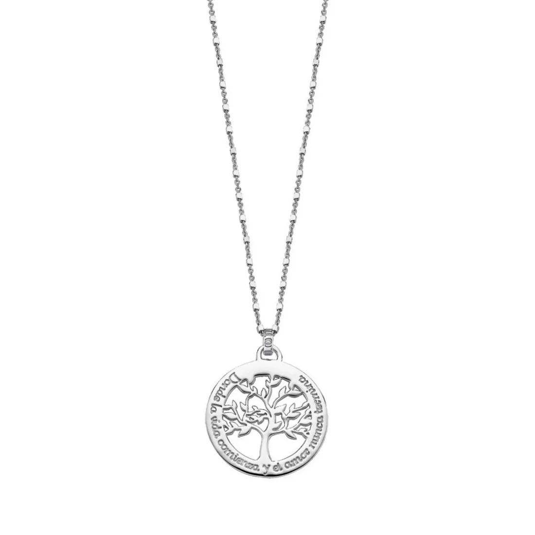 Collier et pendentif Lotus Silver TREE OF LIFE LP1641-1-1 - Collier et pendentif TREE OF LIFE Argent Femme