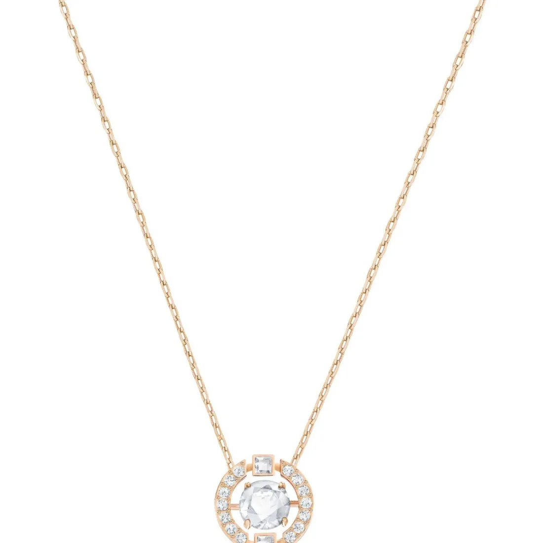 Collier et pendentif Swarovski 5272364 - Collier et pendentif Cristal Or Rose Femme