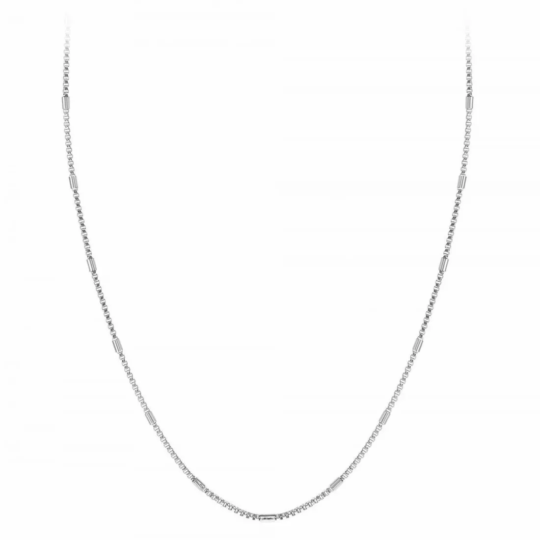 Collier femme Angèle M B2387-ARGENT - Acier Argent