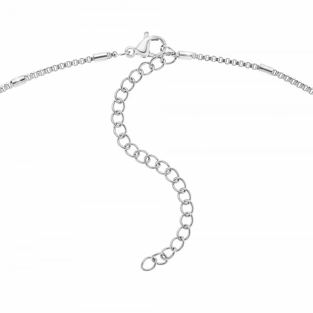 Collier femme Angèle M B2387-ARGENT - Acier Argent