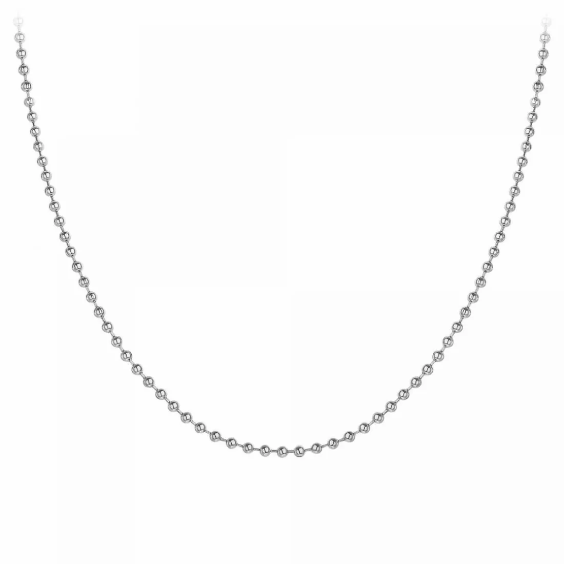 Collier femme Angèle M B2385-ARGENT - Acier Argent