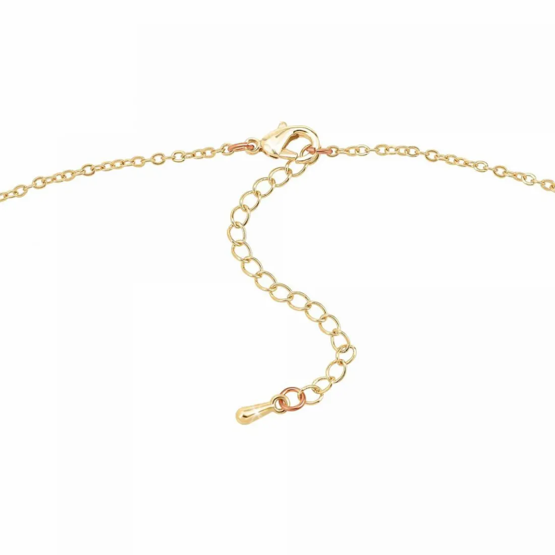 Collier femme Angèle M B2481-NOIR - Métal Doré