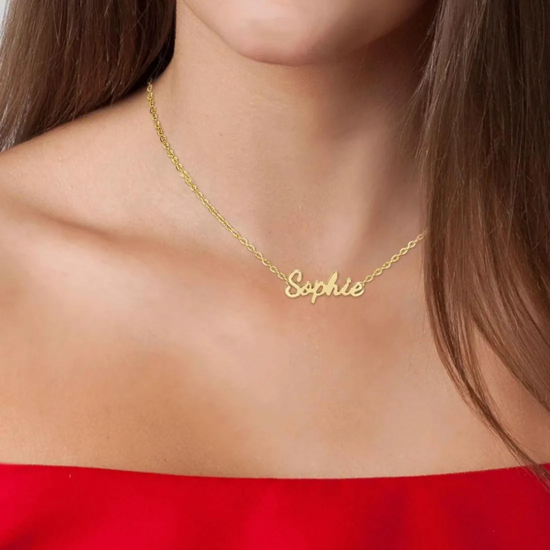 Collier Femme Athème - B2689-DORE-SOPHIE Acier