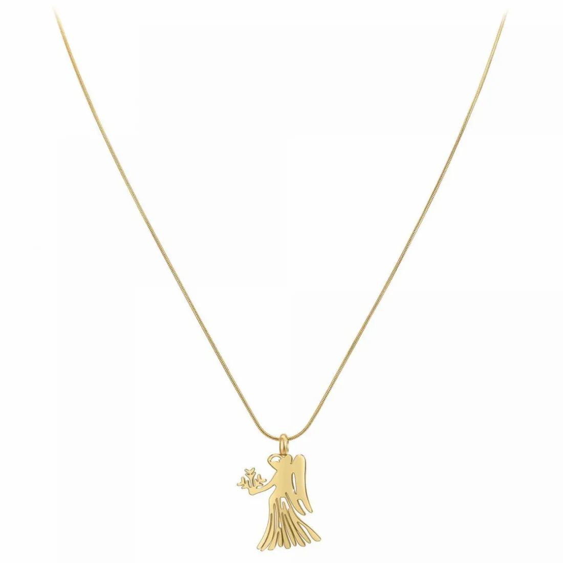 Collier femme Athème - B2427-VIERGE Acier Doré