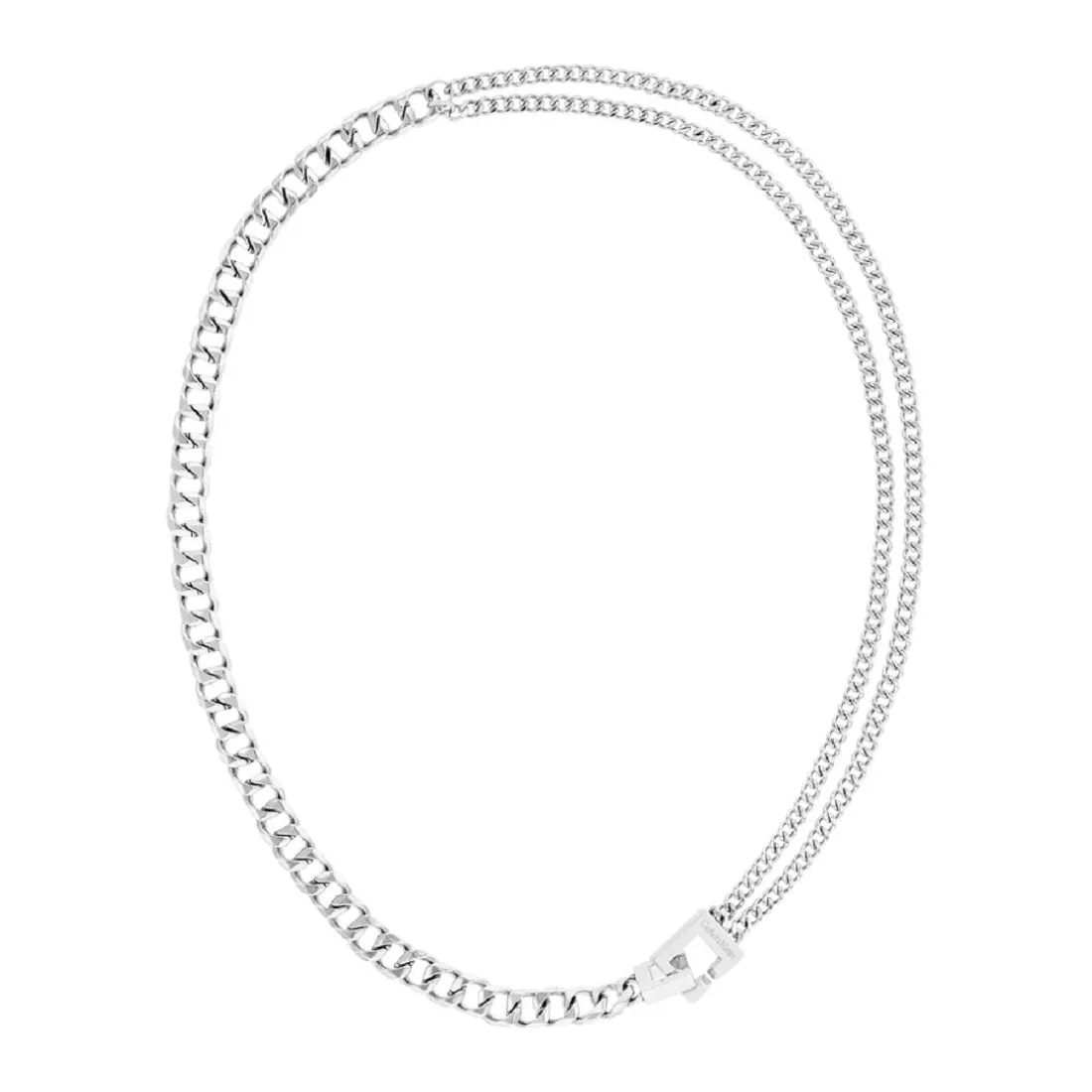 Collier Femme Calvin Klein Divergent Links - 35000465 Acier Argent