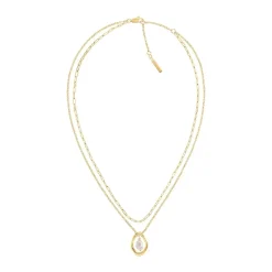 Collier Femme Calvin Klein Edgy Pearls - 35000559 Acier Doré