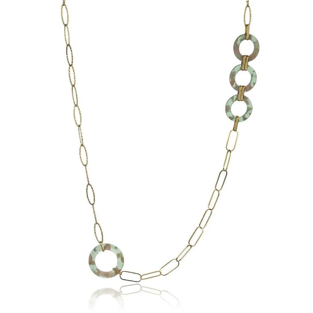 Collier femme Emily Westwood EWN23067G - Acier et acrylique Doré