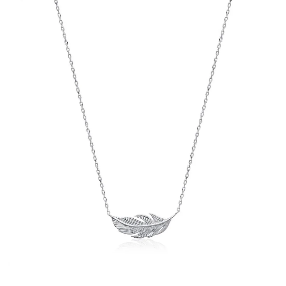 Collier Femme fantaisie plume Argent Maison de la Bijouterie WYZ35345