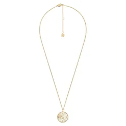 Collier Femme Fossil Bijoux Signes du Zodiaque Lion - JF04842710 Acier inoxydable