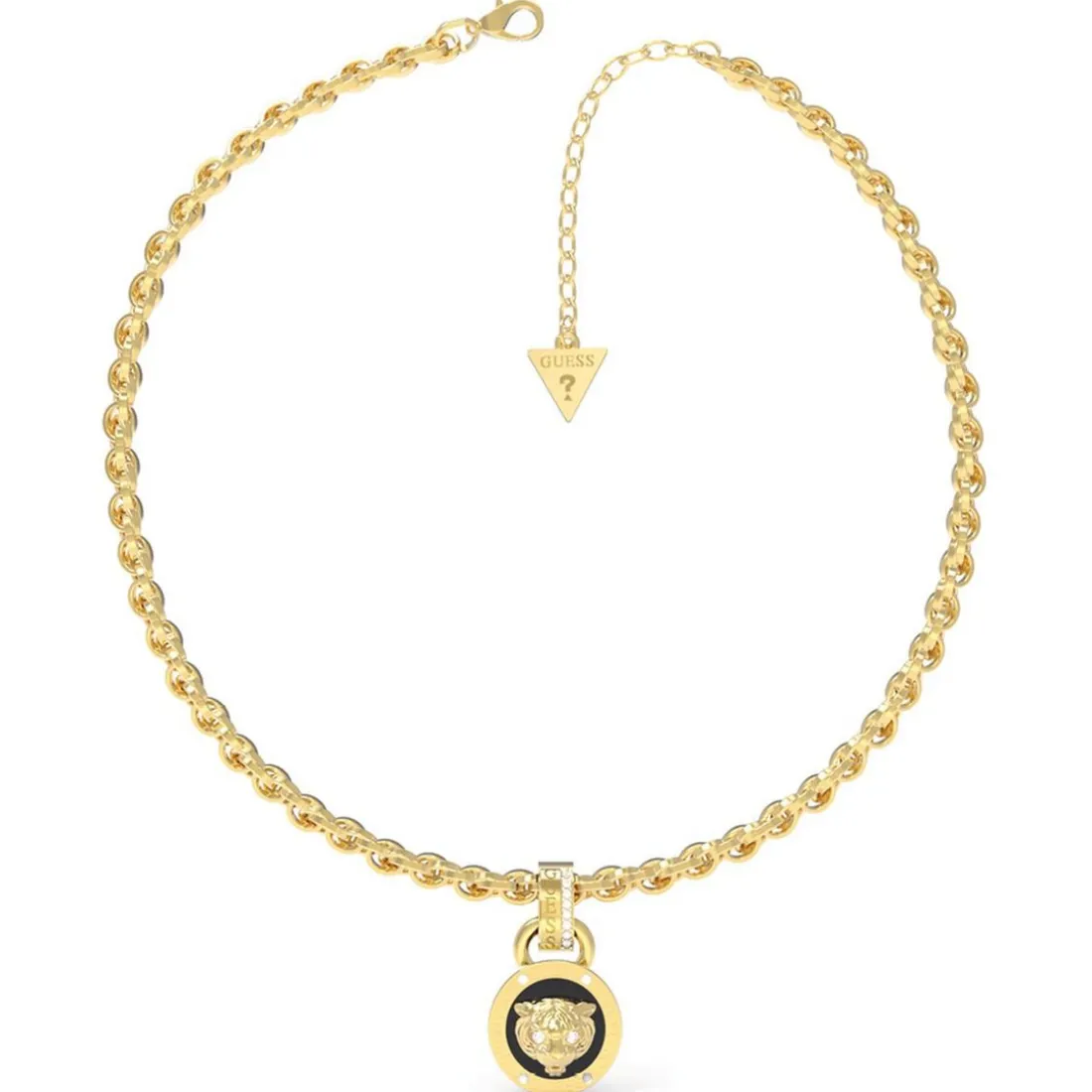 Collier Femme Guess Bijoux - DAKTARI JUBN01354JWYGBK Acier Doré