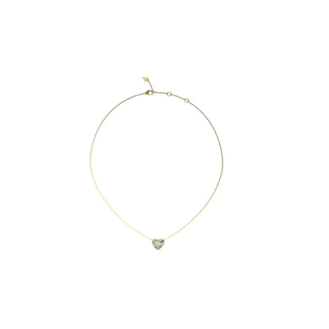 Collier Femme Guess Bijoux In My Heart - JUBN04501JWYG Acier Doré