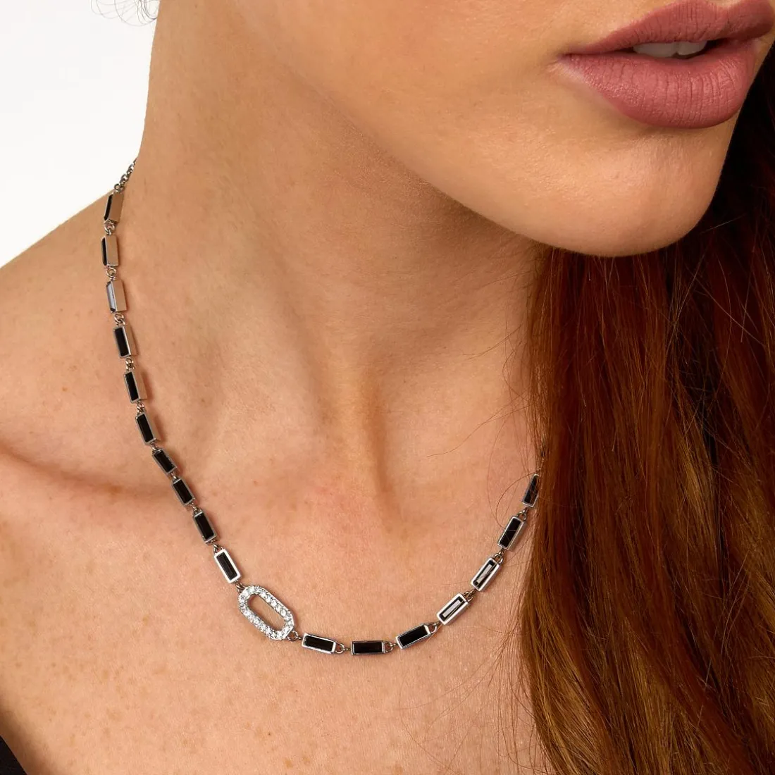 Collier Femme Karl Lagerfeld Stone - KLAYC07 Acier Argent