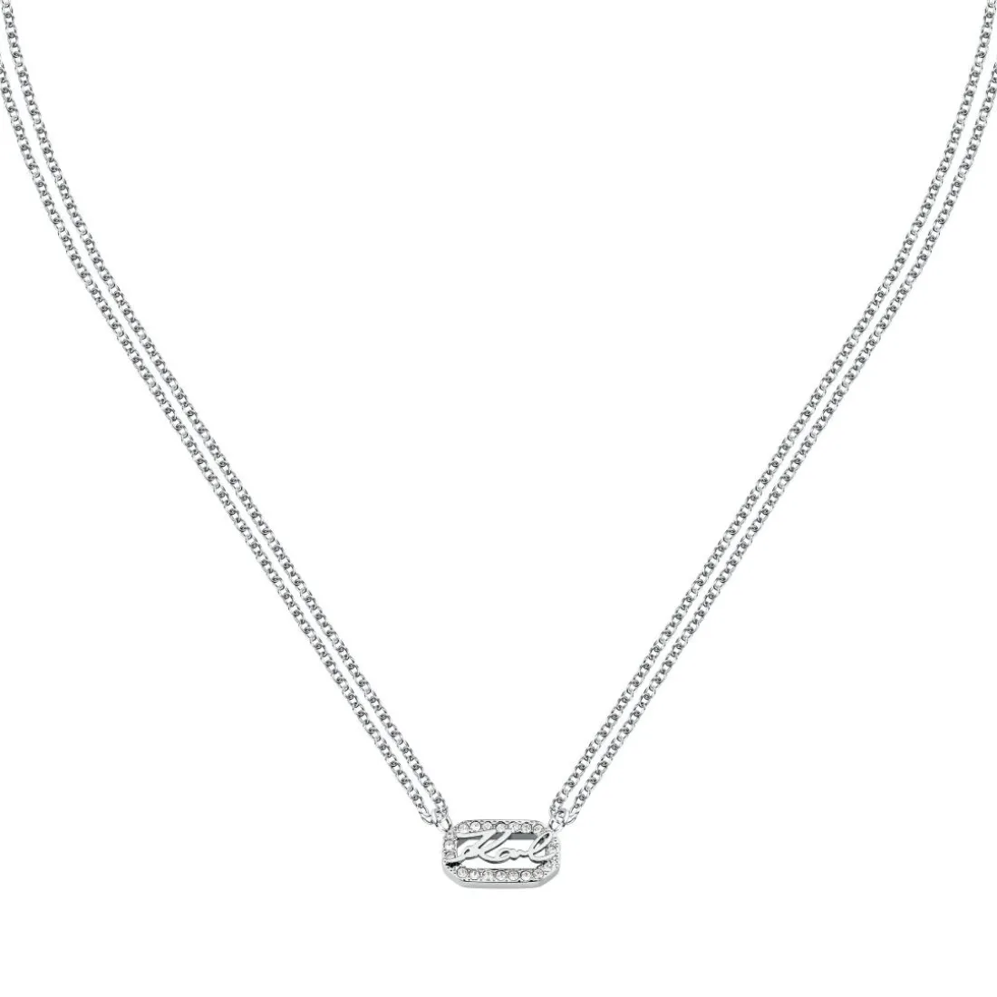Collier Femme Karl Lagerfeld Stone - KLAYC13 Acier Argent