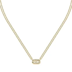 Collier Femme Karl Lagerfeld Stone - KLAYC12 Acier Doré